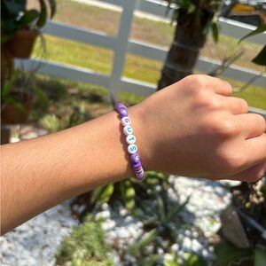 Olivia Rodrigo 💜🟣 hand made guts album bracelet!